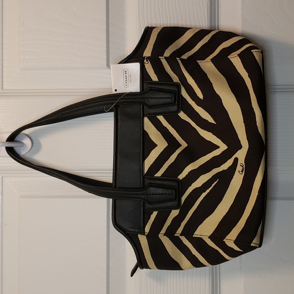 Coach Taylor Bette Zebra tote - Picture 2 of 11